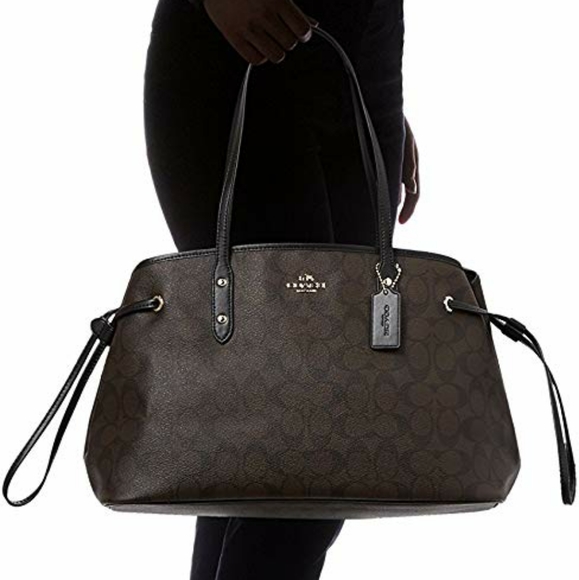 {SOLD●COACH DRAWSTRING CARRYALL BAG - Picture 6 of 8